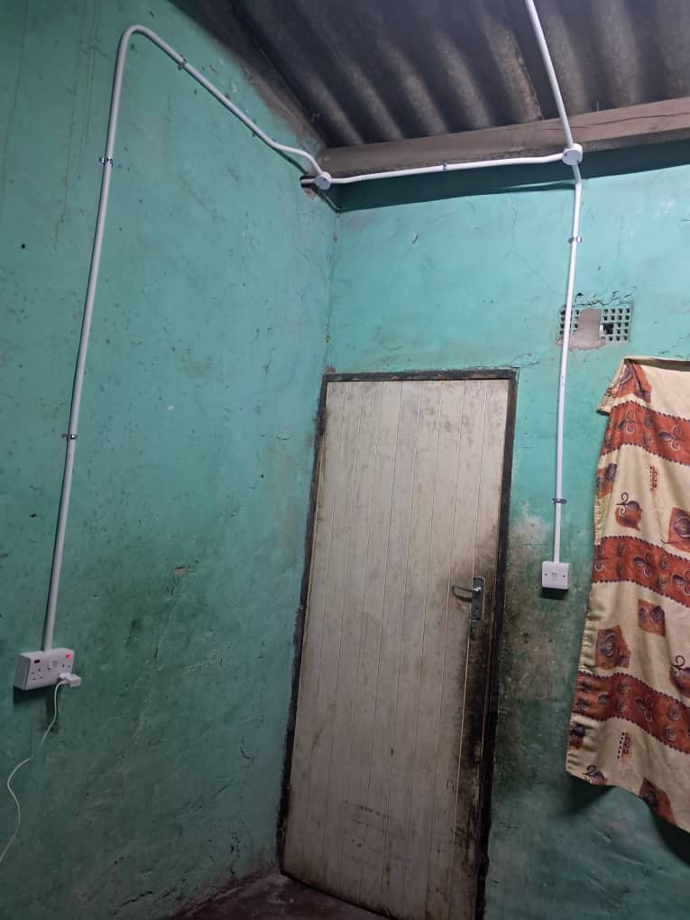 Light in the Mlevu's teacher cottages