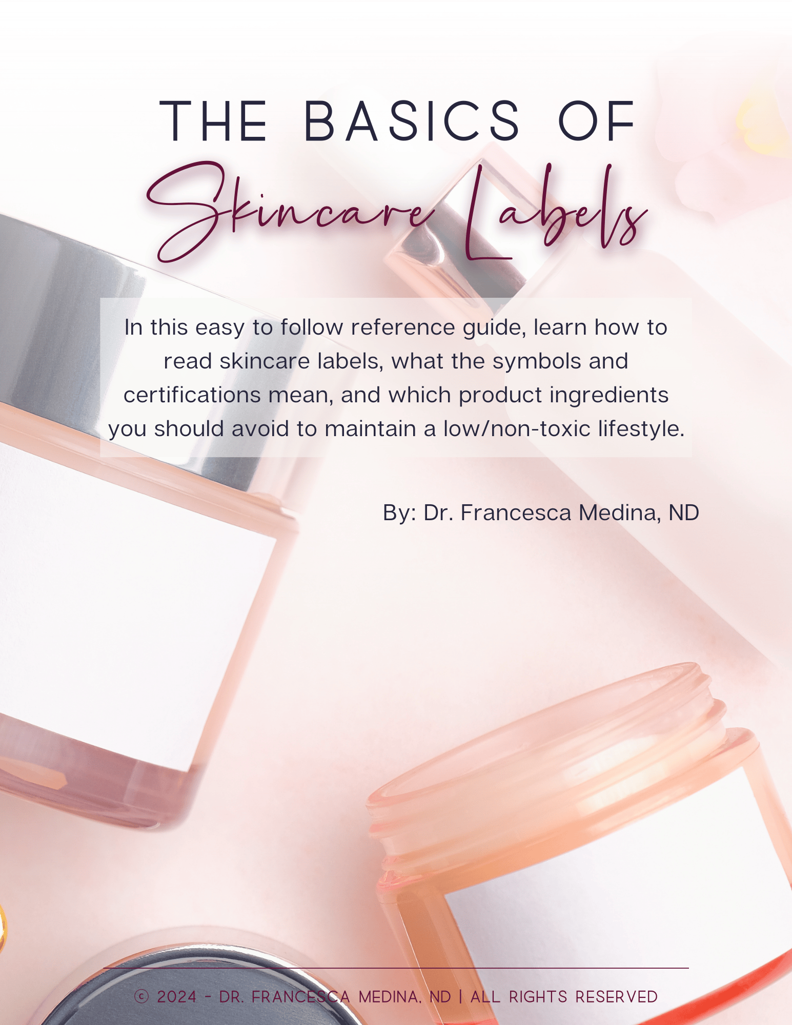 The Basics of Skincare Labels