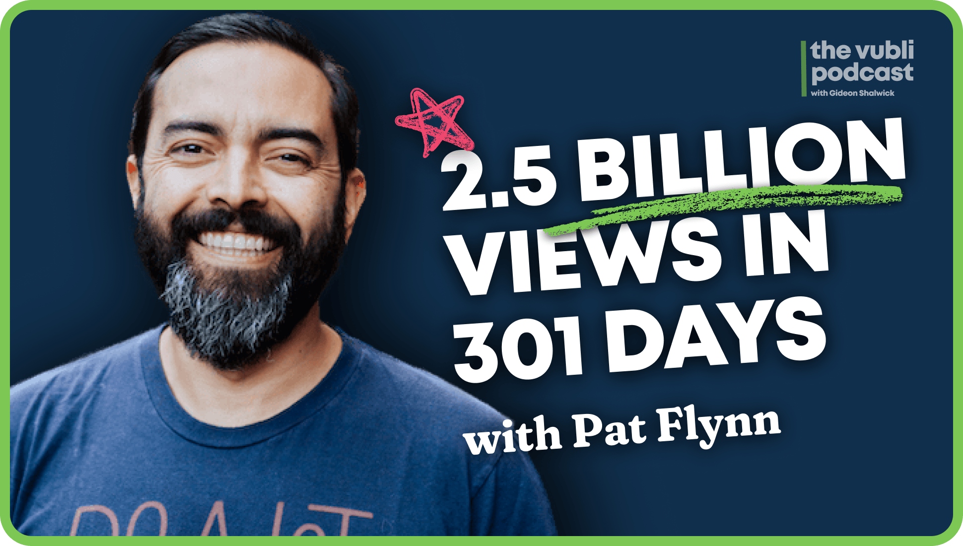 2.5 BILLION views in 301 days with Pat Flynn