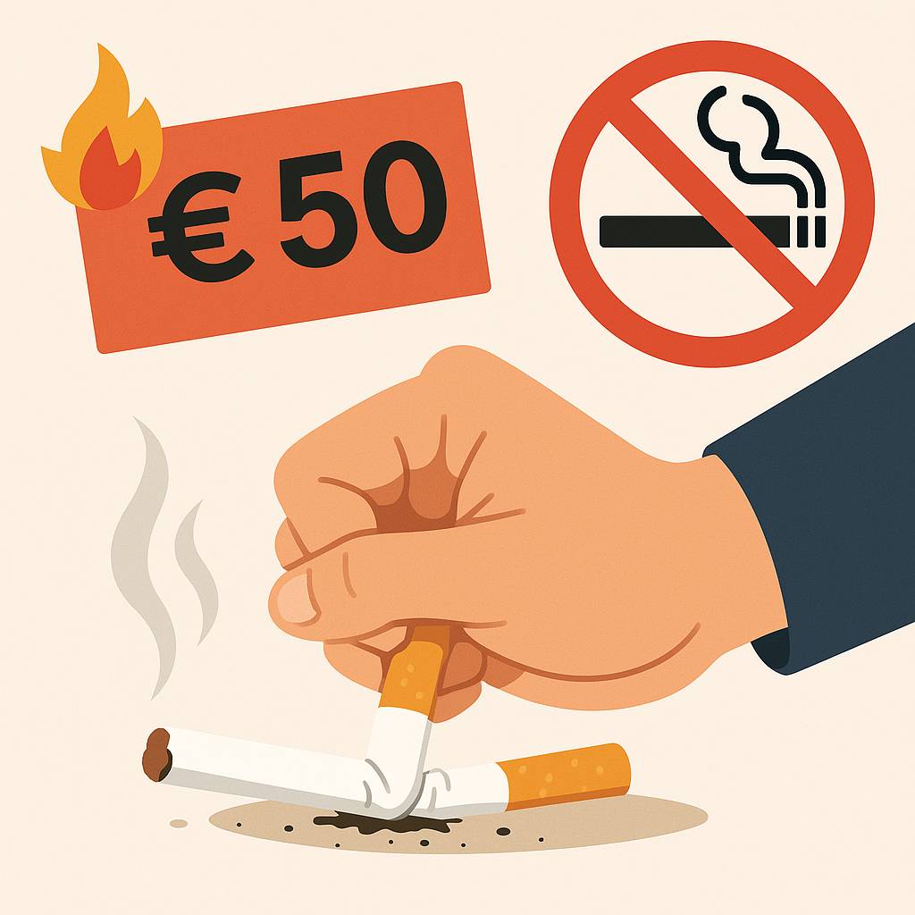 "Illustration représentant une explosion symbolique, avec des éléments évoquant l'arrêt du tabac : une cigarette brisée, une main libérée, et un fond dynamique rappelant l’urgence de passer à l’action avant la date limite
