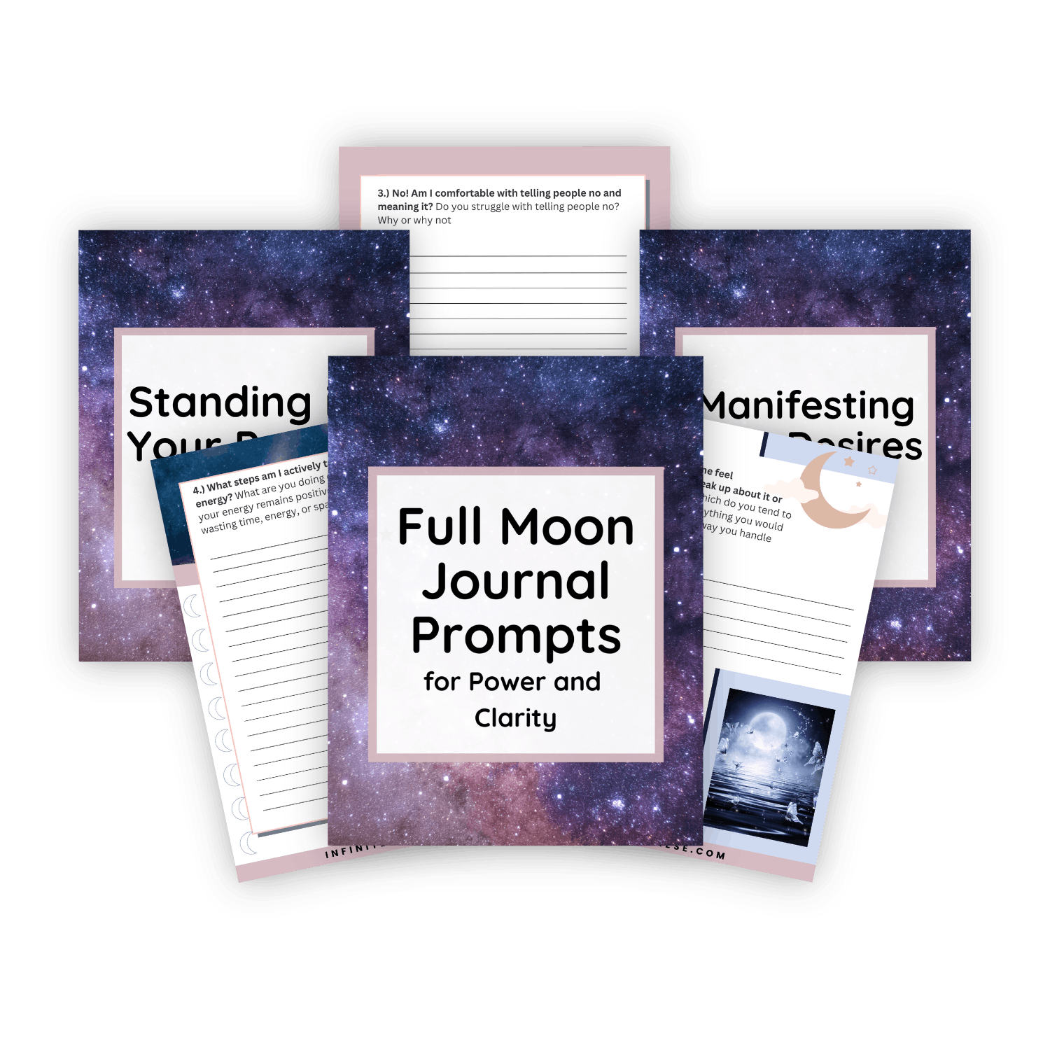 15 Full Moon Journal Prompts for Power and Clarity (Free Printable
