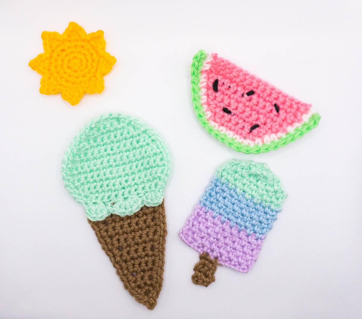 Crochet Summer Decorations