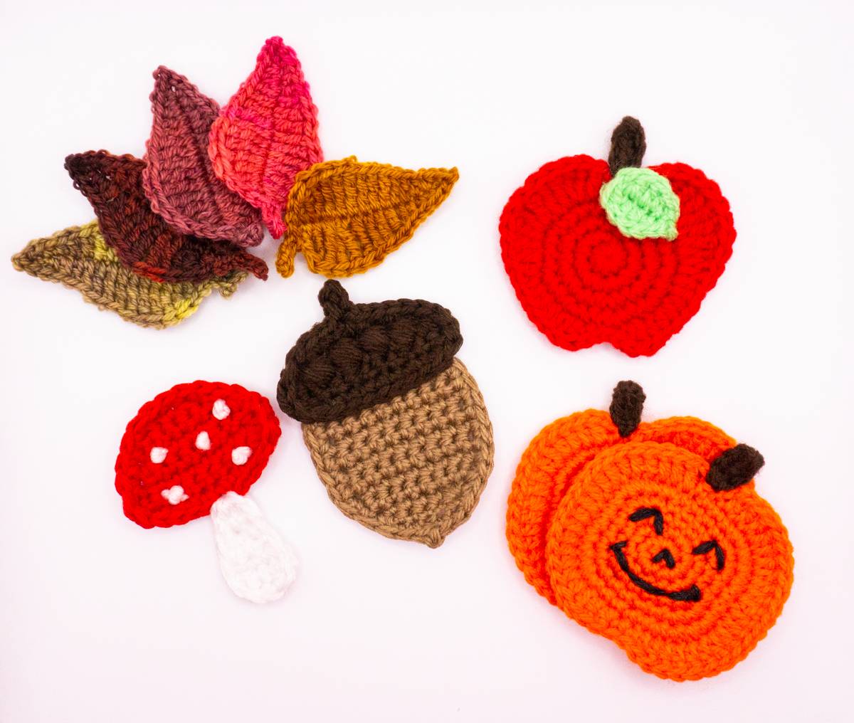 Crochet Autumn Garland