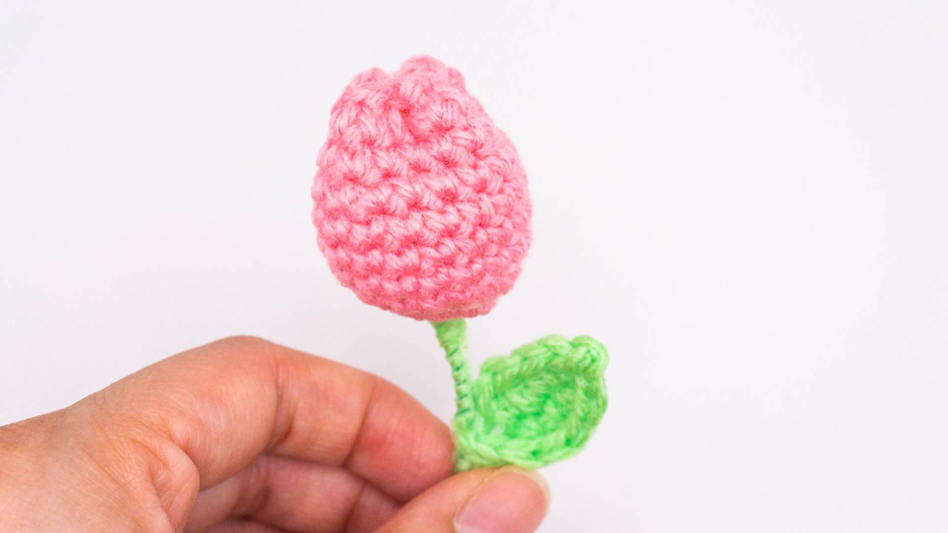 Crochet Tulip Plant
