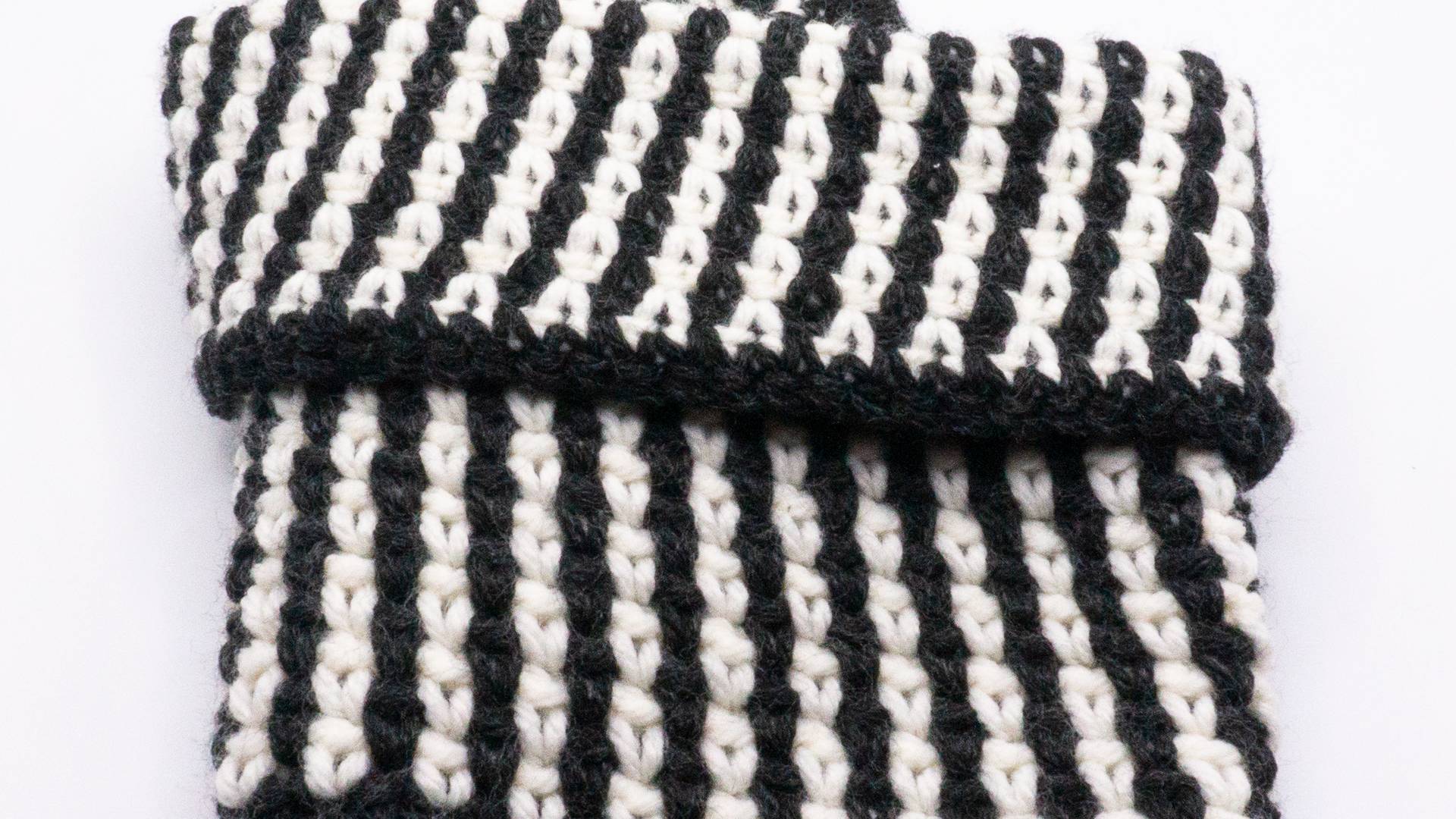 Crochet Moss Stitch Cowl