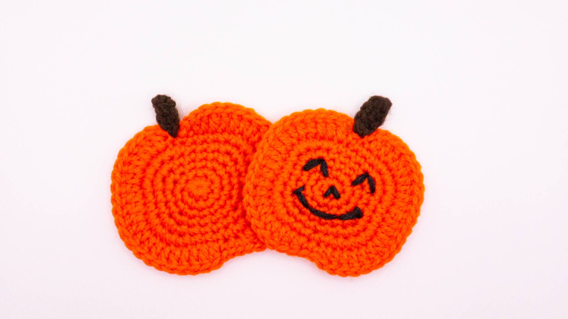 Crochet Pumpkin Applique