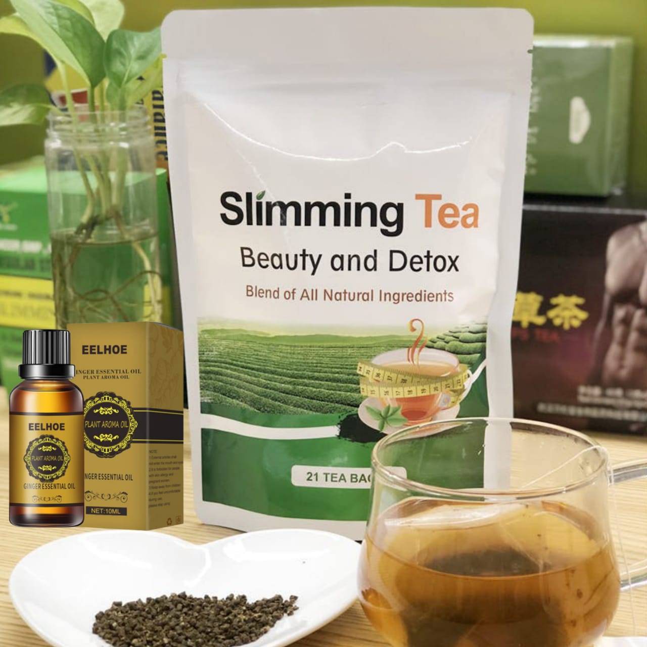 Thé Oolong Fei Yan Aura Régime - 200 Sachets - Amincissant Et Perte De Poids - Neuf