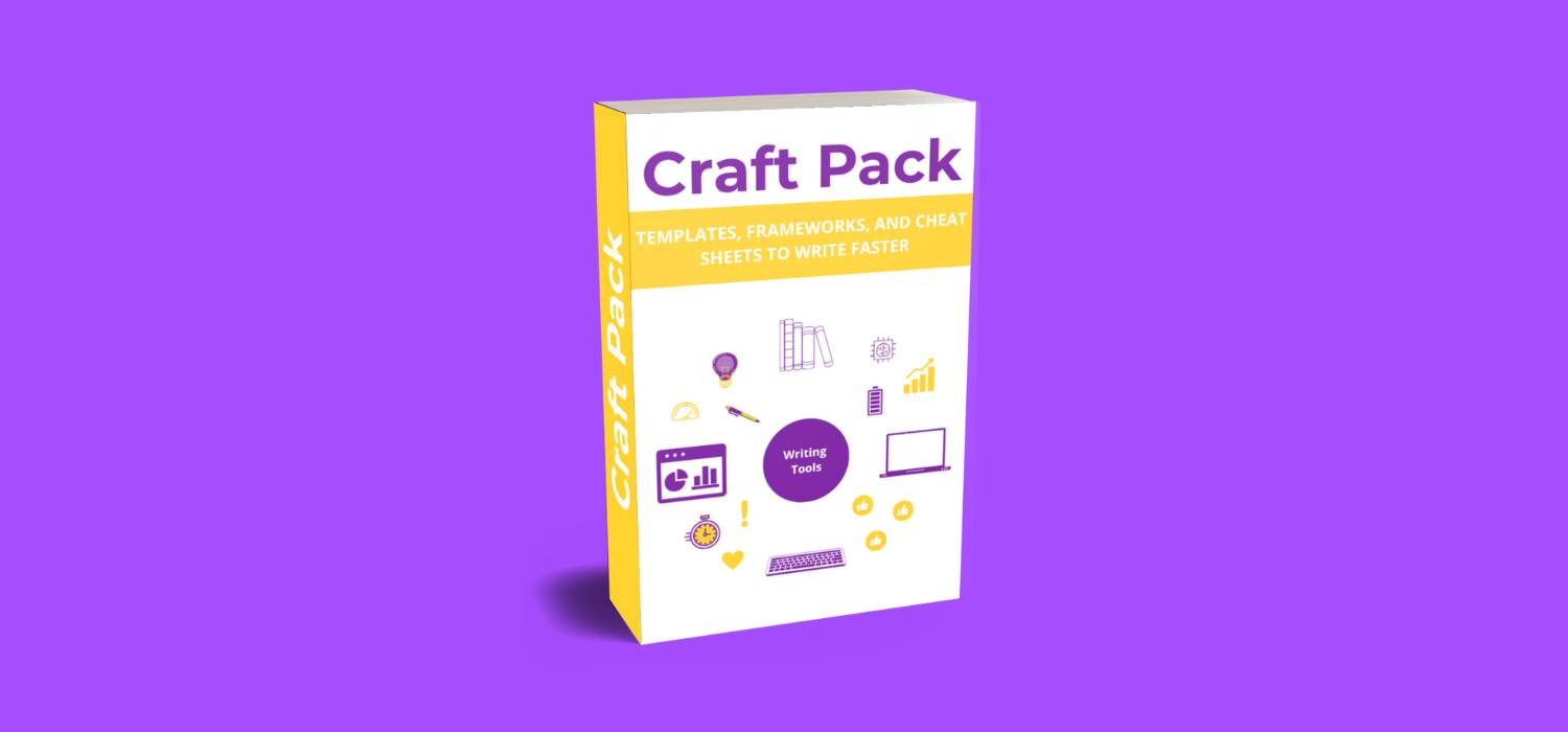 Craft Pack: 65 Tools to Level Up Your Writing