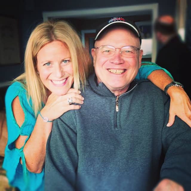 Krissi Thomas and her dad