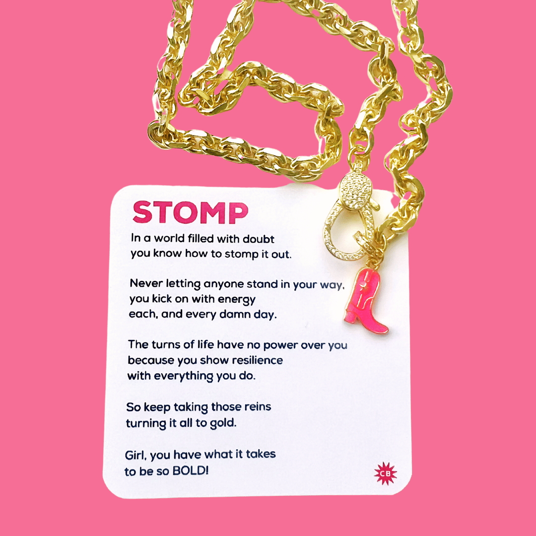 STOMP CheekyBoom necklace