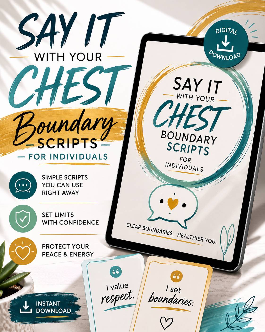 Say It With Your Chest Boundary Scripts