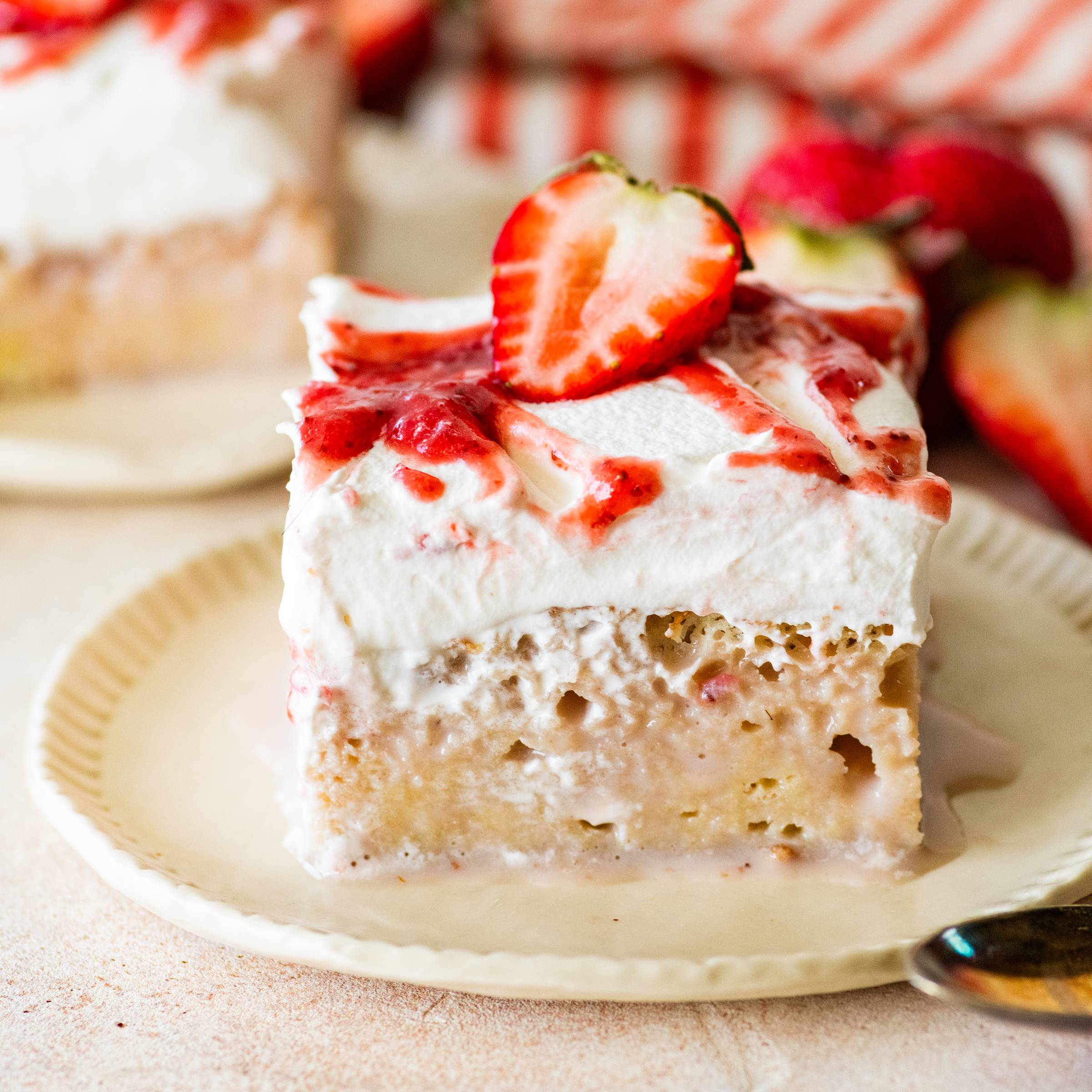 Strawberry Tres Leches Cake