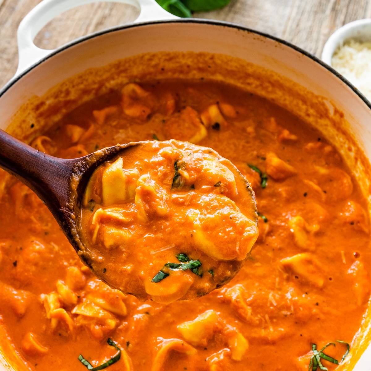 creamy tortellini soup recipe