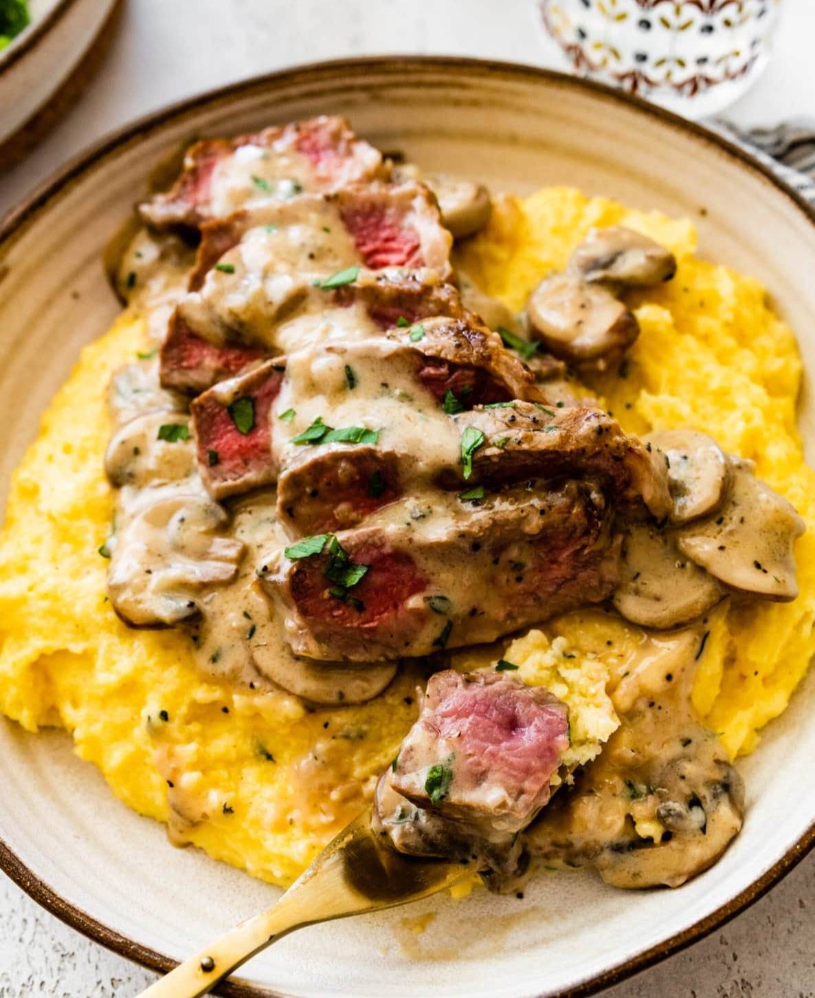 meal plan feb 1- steak marsala