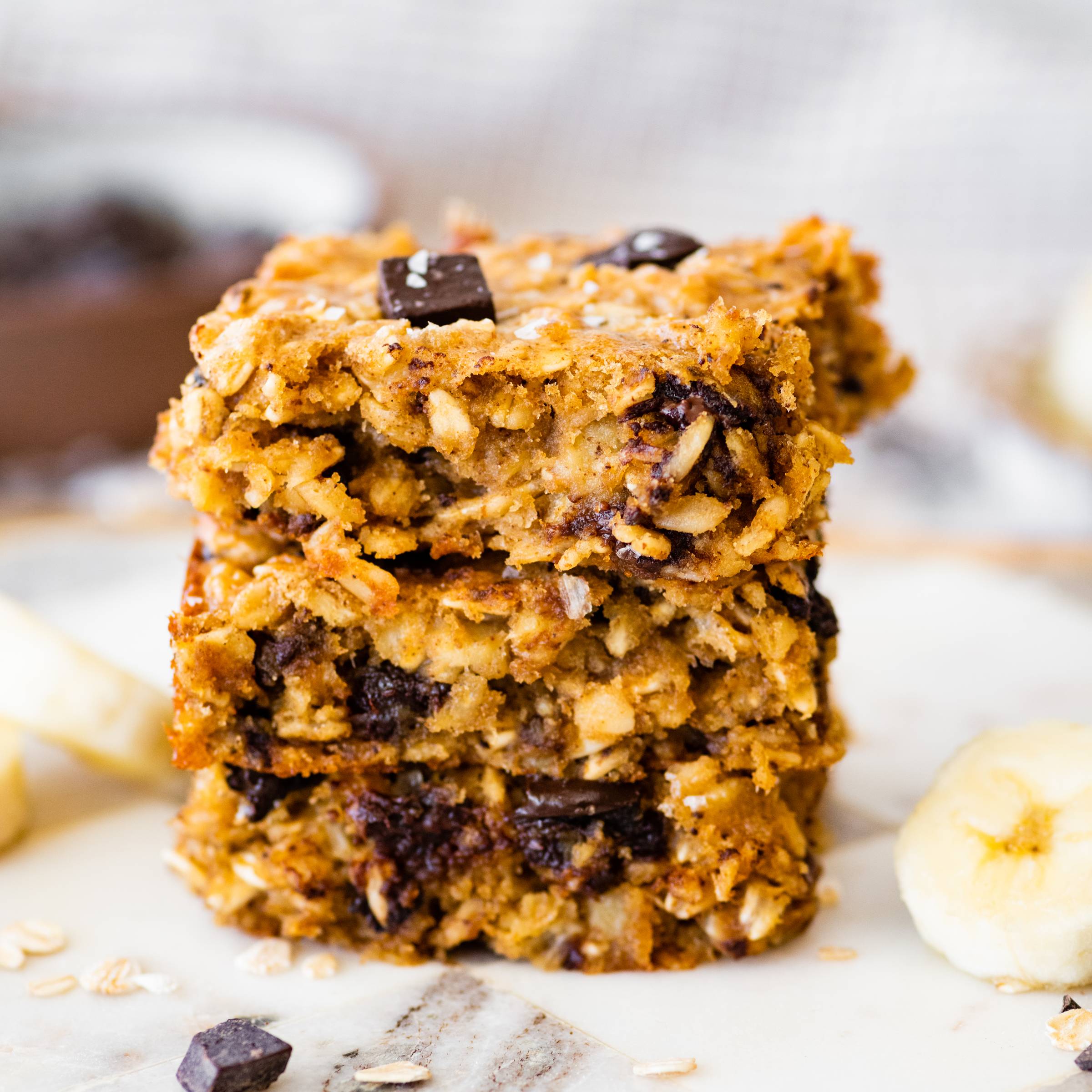 oatmeal banana bars