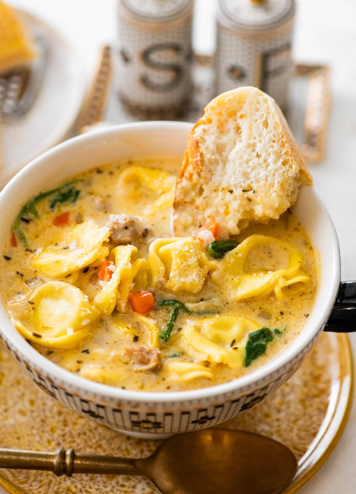 sausage tortellini soup recipe