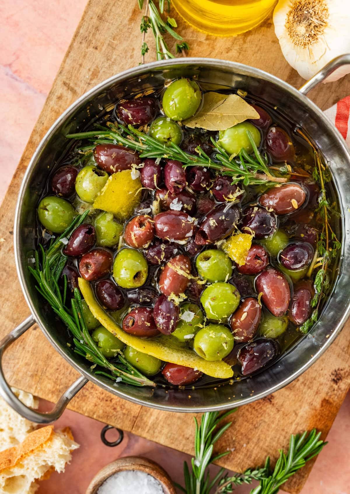 marinated olives