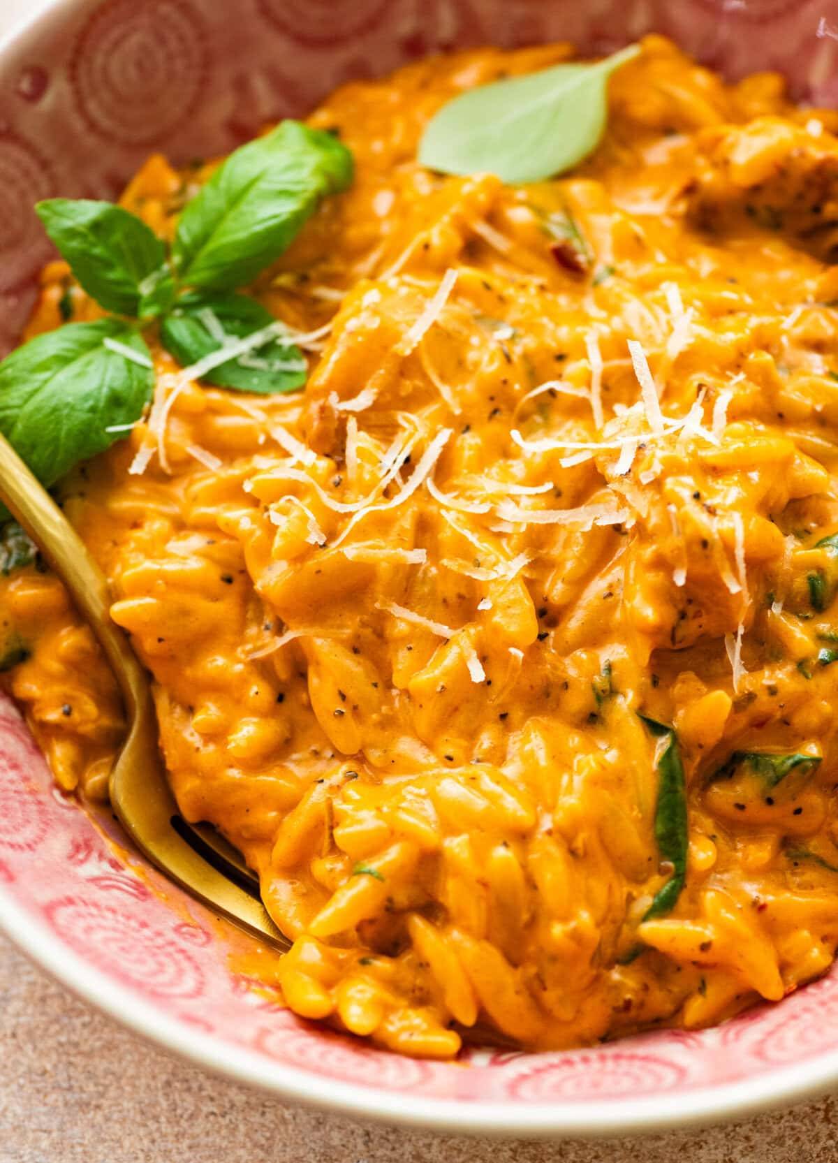 one pot creamy chicken orzo