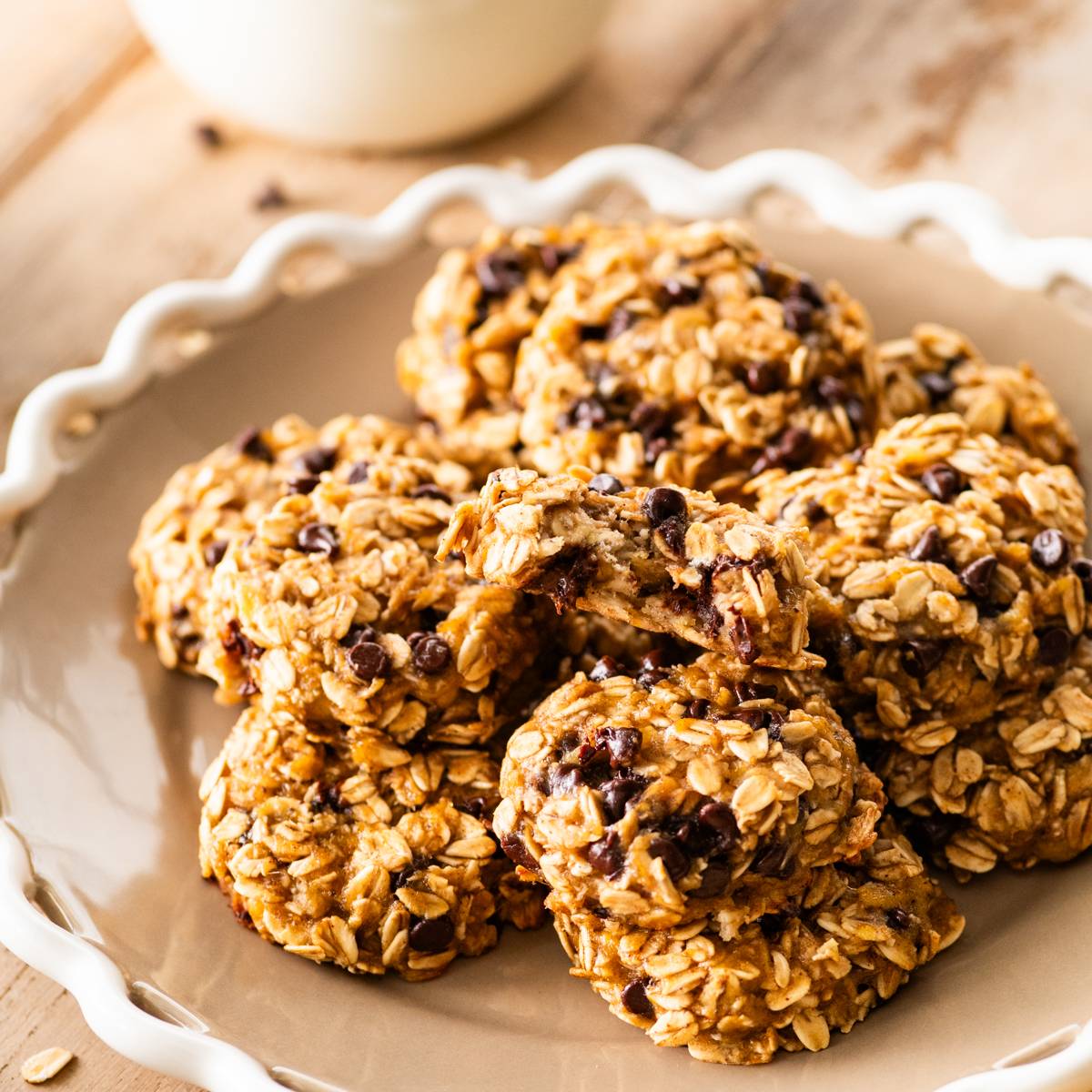 banana oat cookies