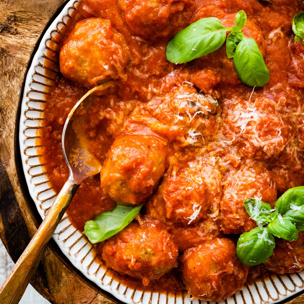 weekly meal plan- this is the homemade meatball recipe. 
