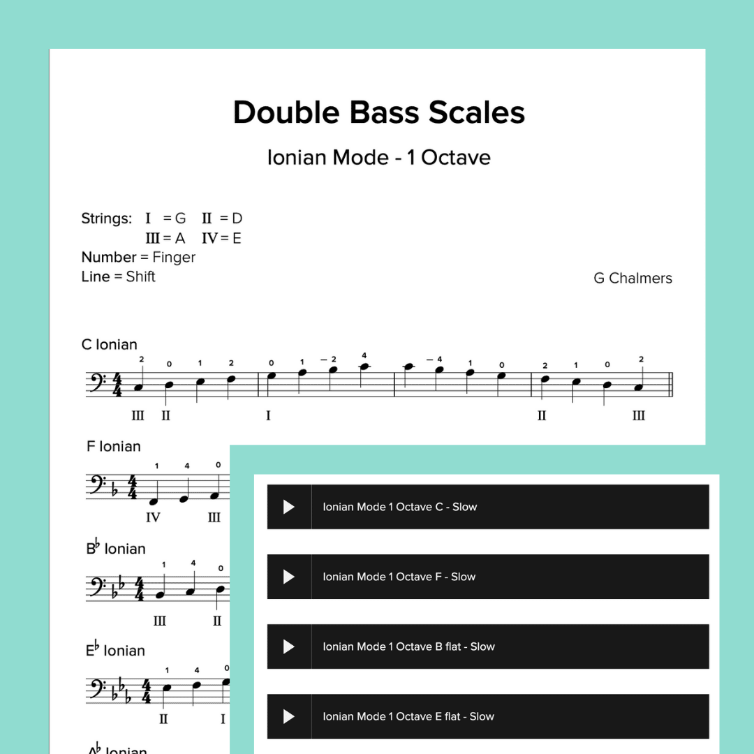 Master the Major Bass Scale