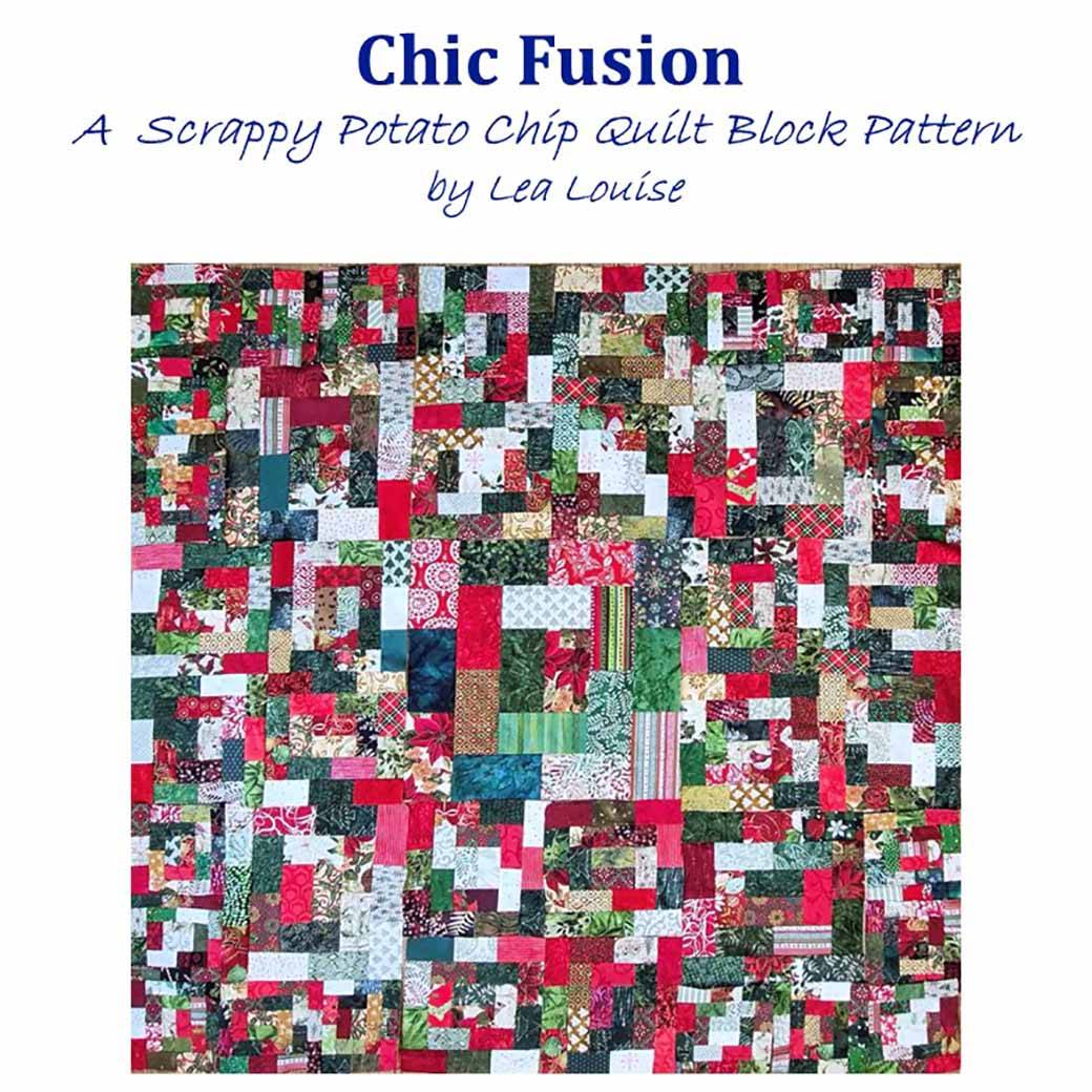 Chic Fusion Potato Chip Block Quilt Pattern