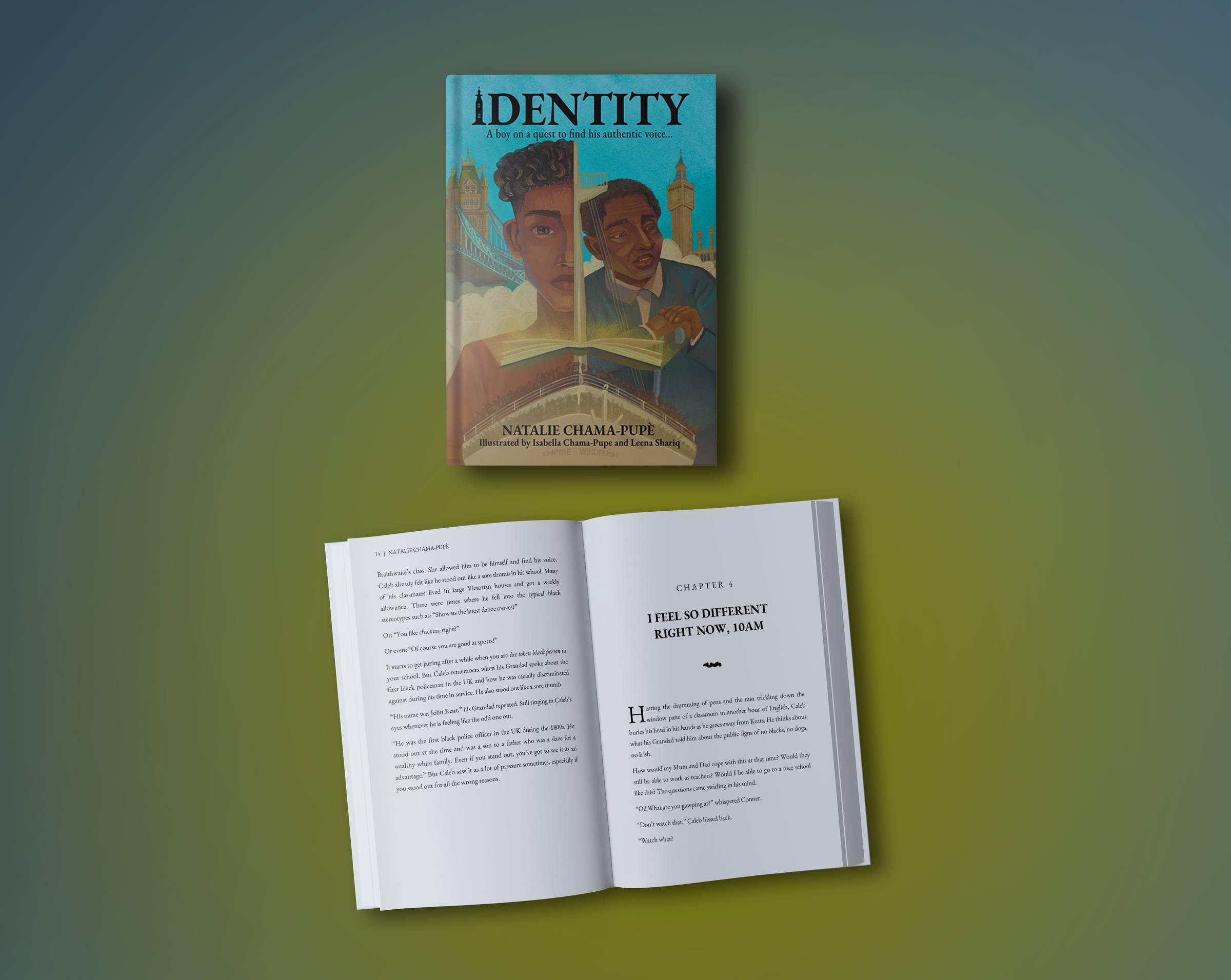 My new children's novel called 'Identity'
