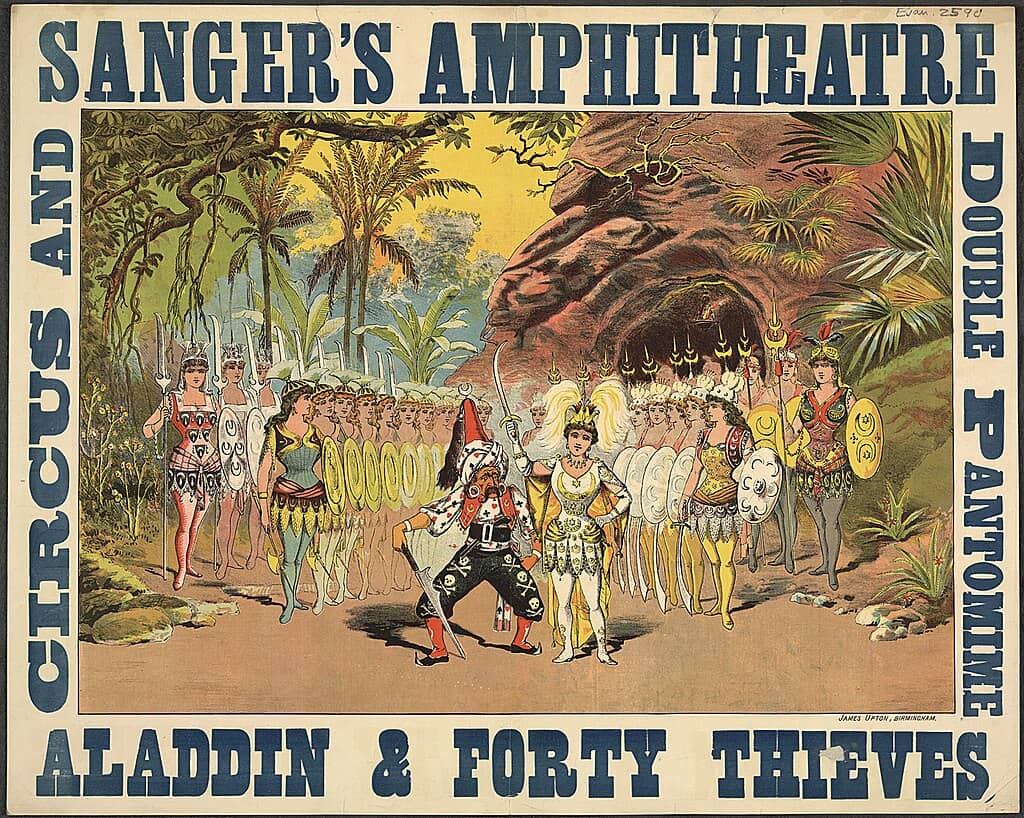 Poster from Lord Sanger's Circus