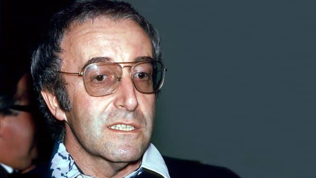 Peter Sellers headshot, likely sixties, looking pensive / not smiling