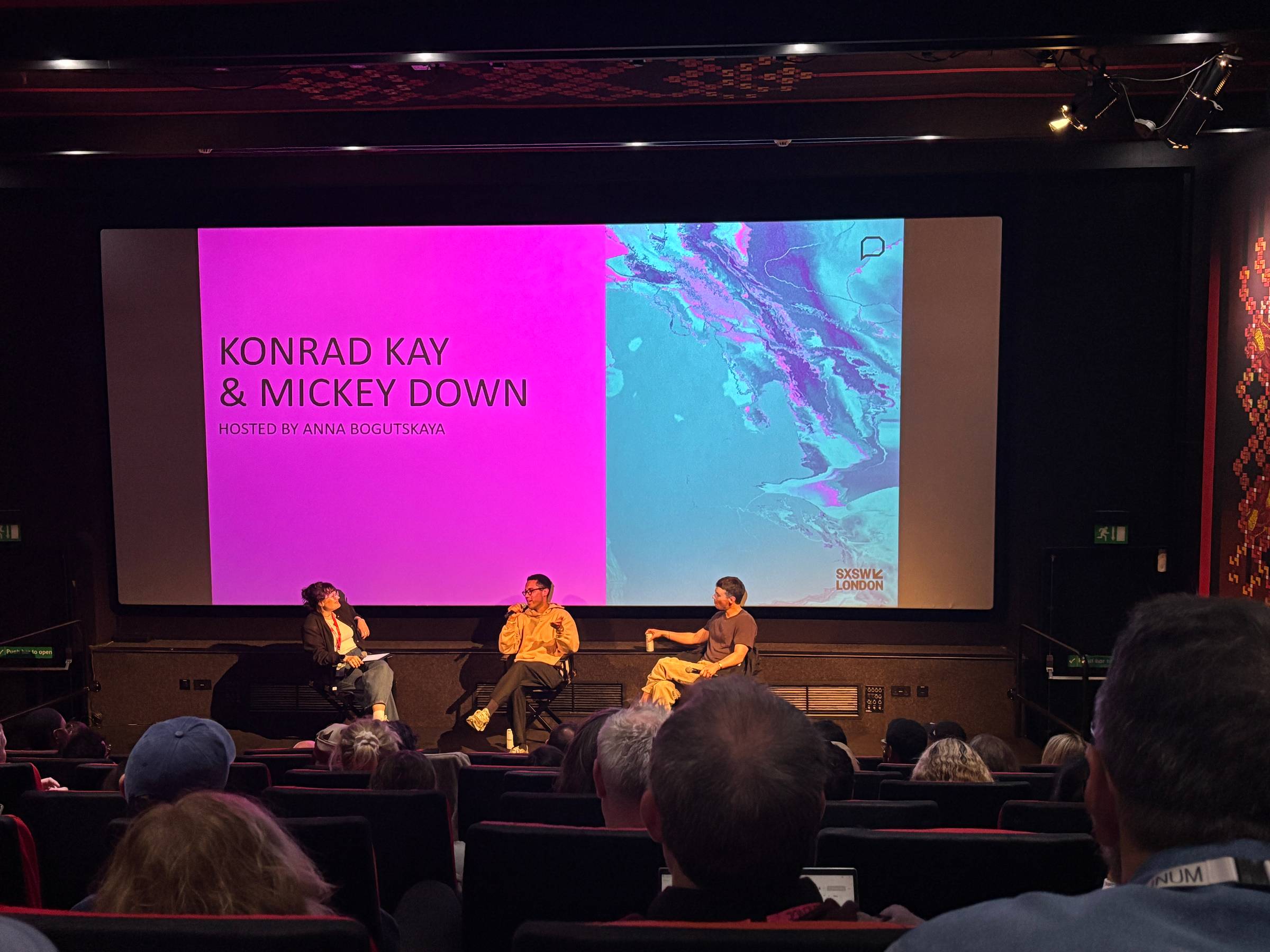 people on a stage talking