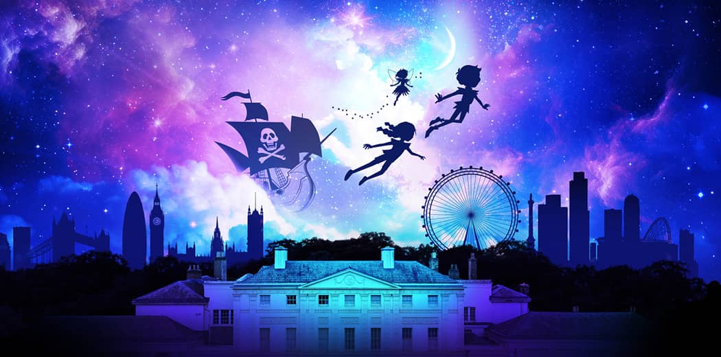 Kenwood House with peter Pan and dreamworld floating above