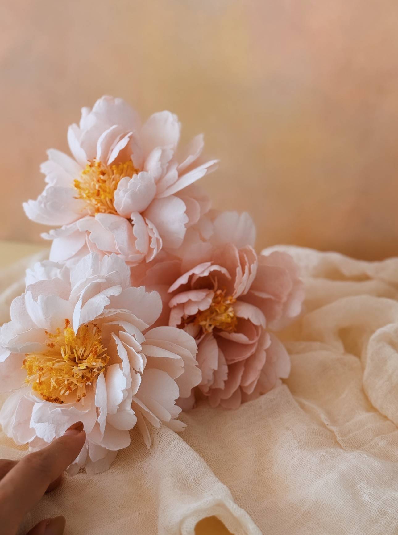 Wafer Paper Peony: WKC FloralDust™ Technique