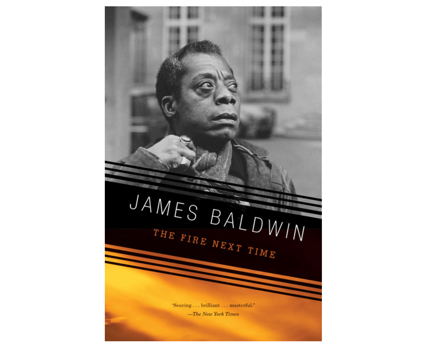Cover of James Baldwin's book The Fire Next Time