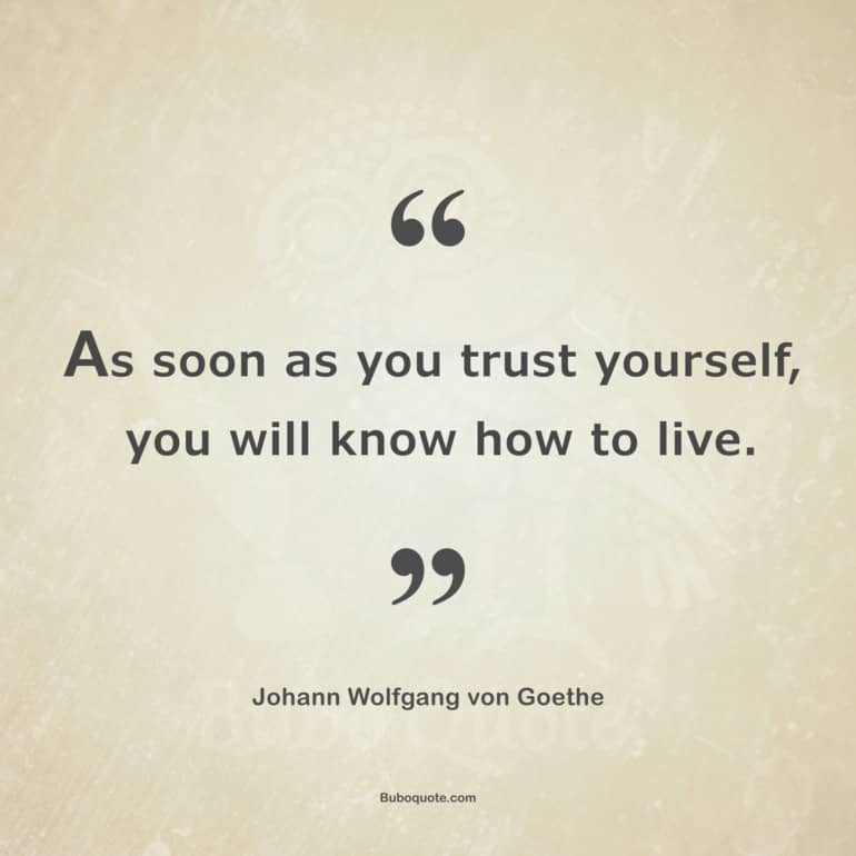 Image of the featured Goethe quote