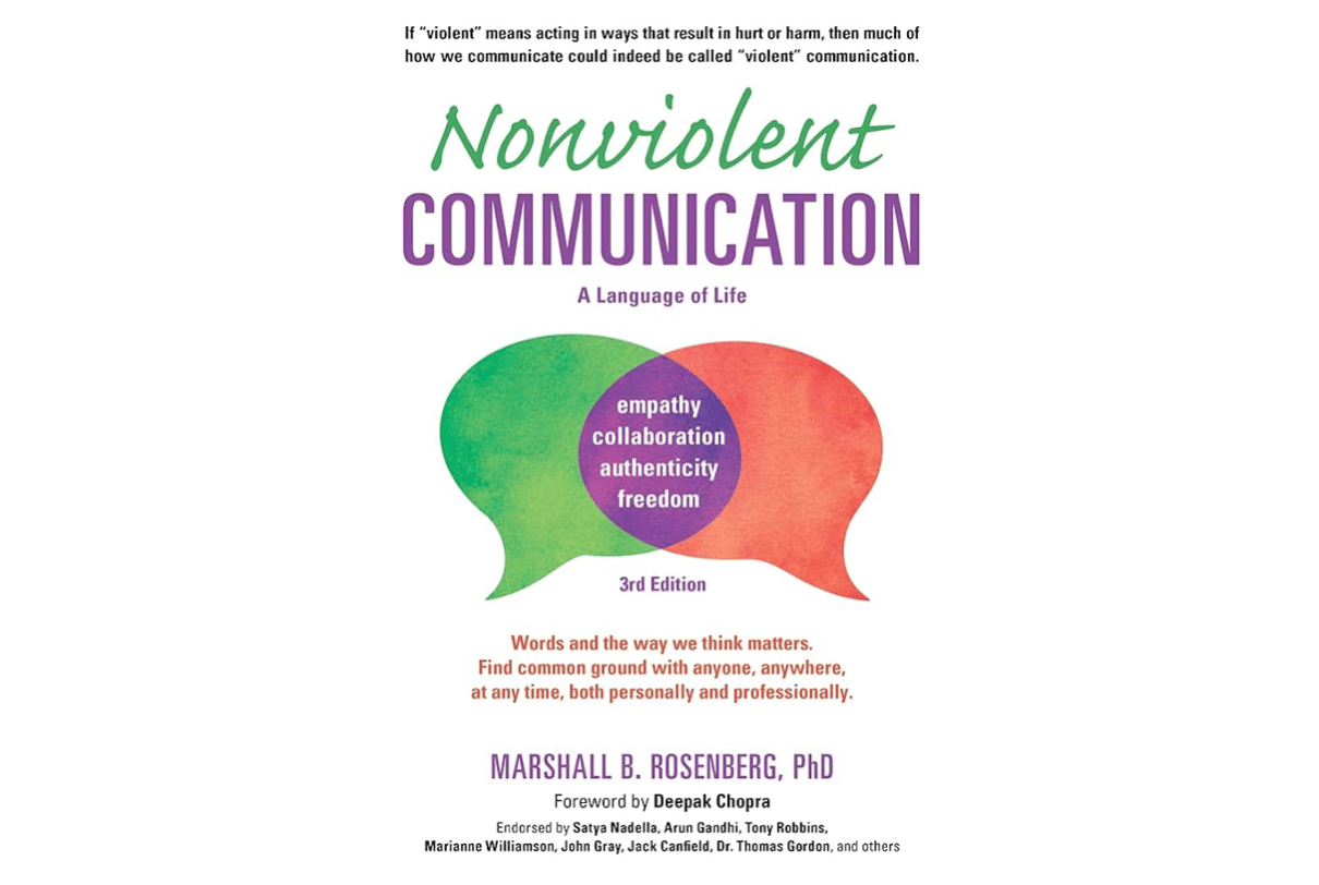 Cover of Marshall Rosenberg's book Nonviolent Communication