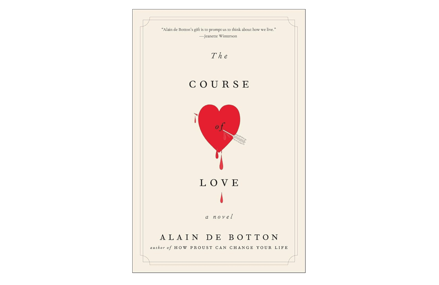 Cover of Alain de Botton's book The Course of Love