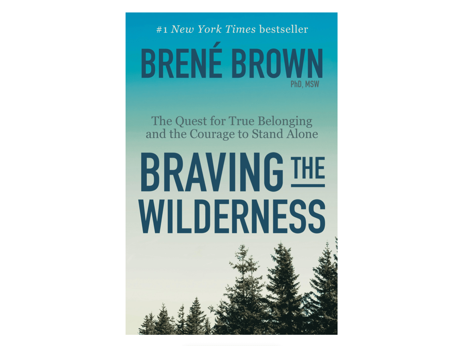 Cover of Brené Brown's book Braving the Wilderness