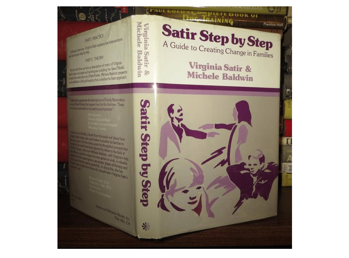 Cover of Virginia Satir's book Satir Step by Step