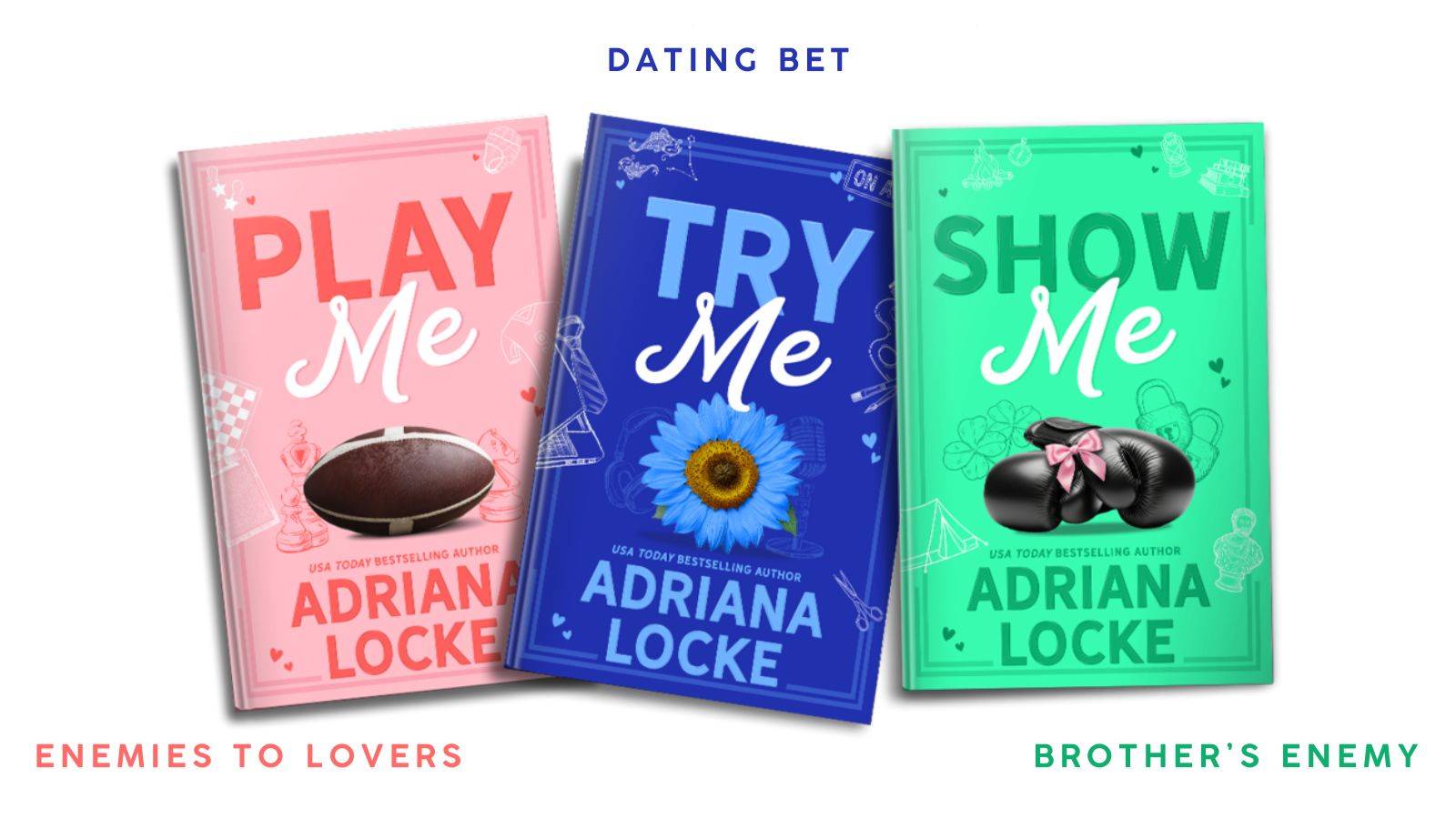 Play Me Series covers.