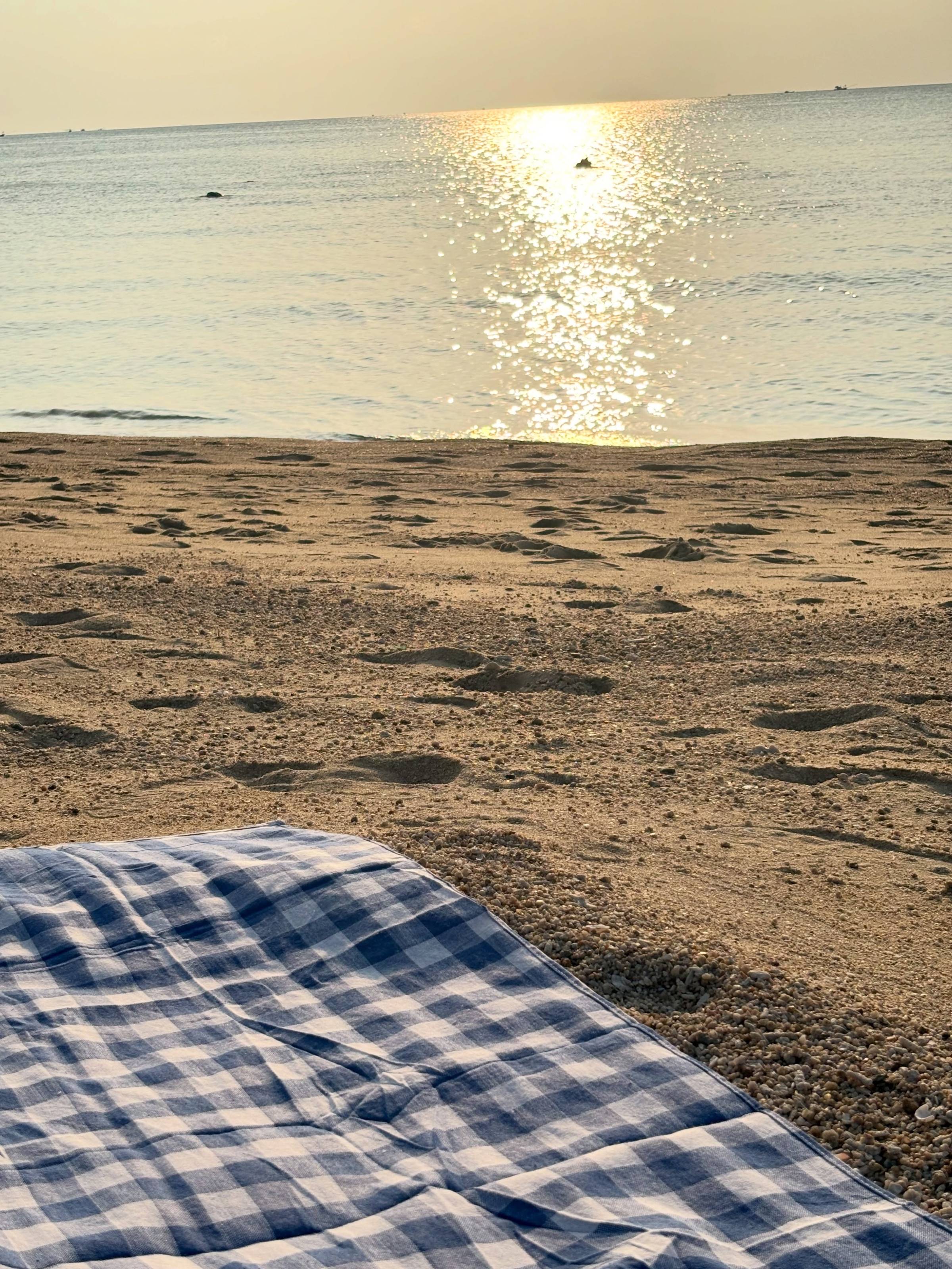 Sun, salt, cotton, sand.