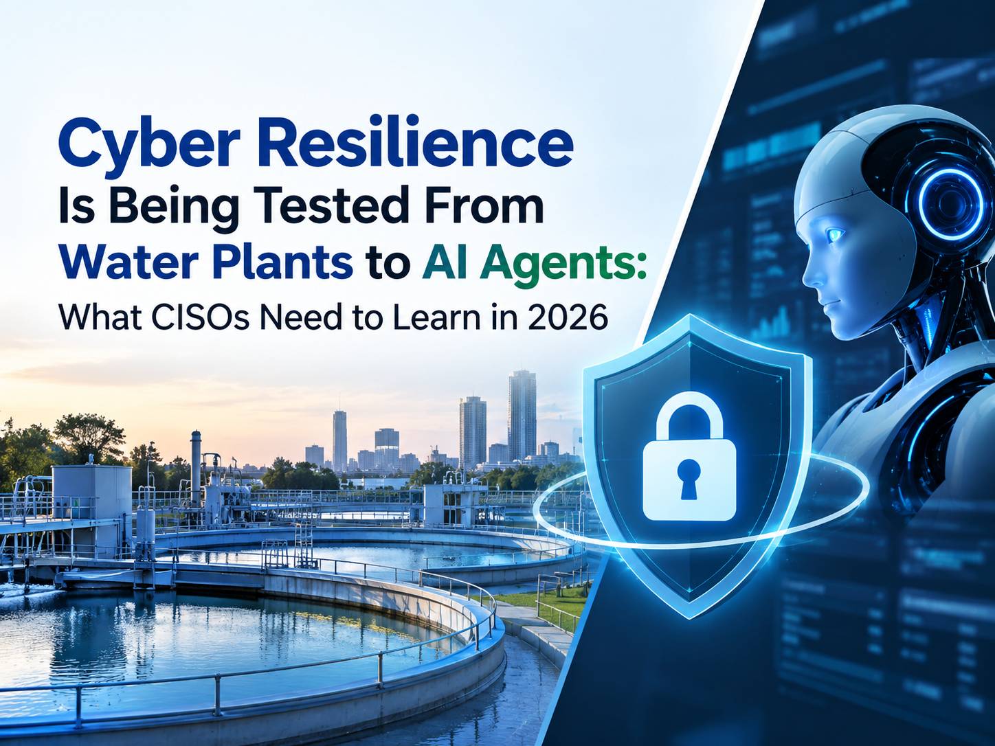 Cyber resilience from water infrastructure to AI agents, highlighting cybersecurity risks in 2026