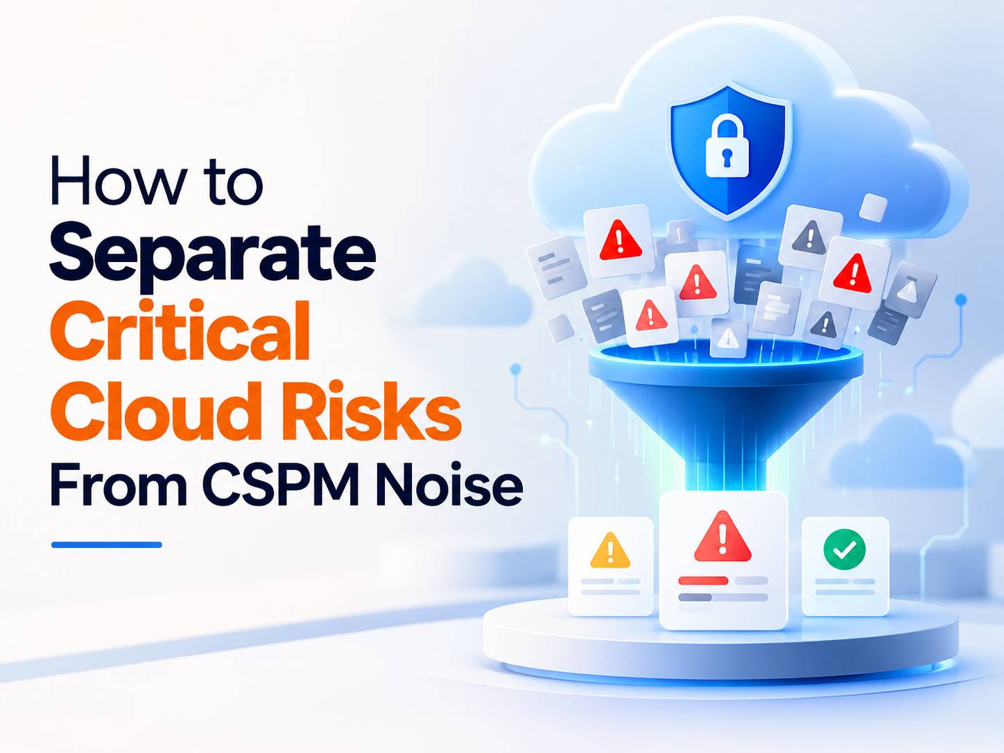 Critical cloud risks and CSPM findings dashboard showing how to prioritize cloud security risks