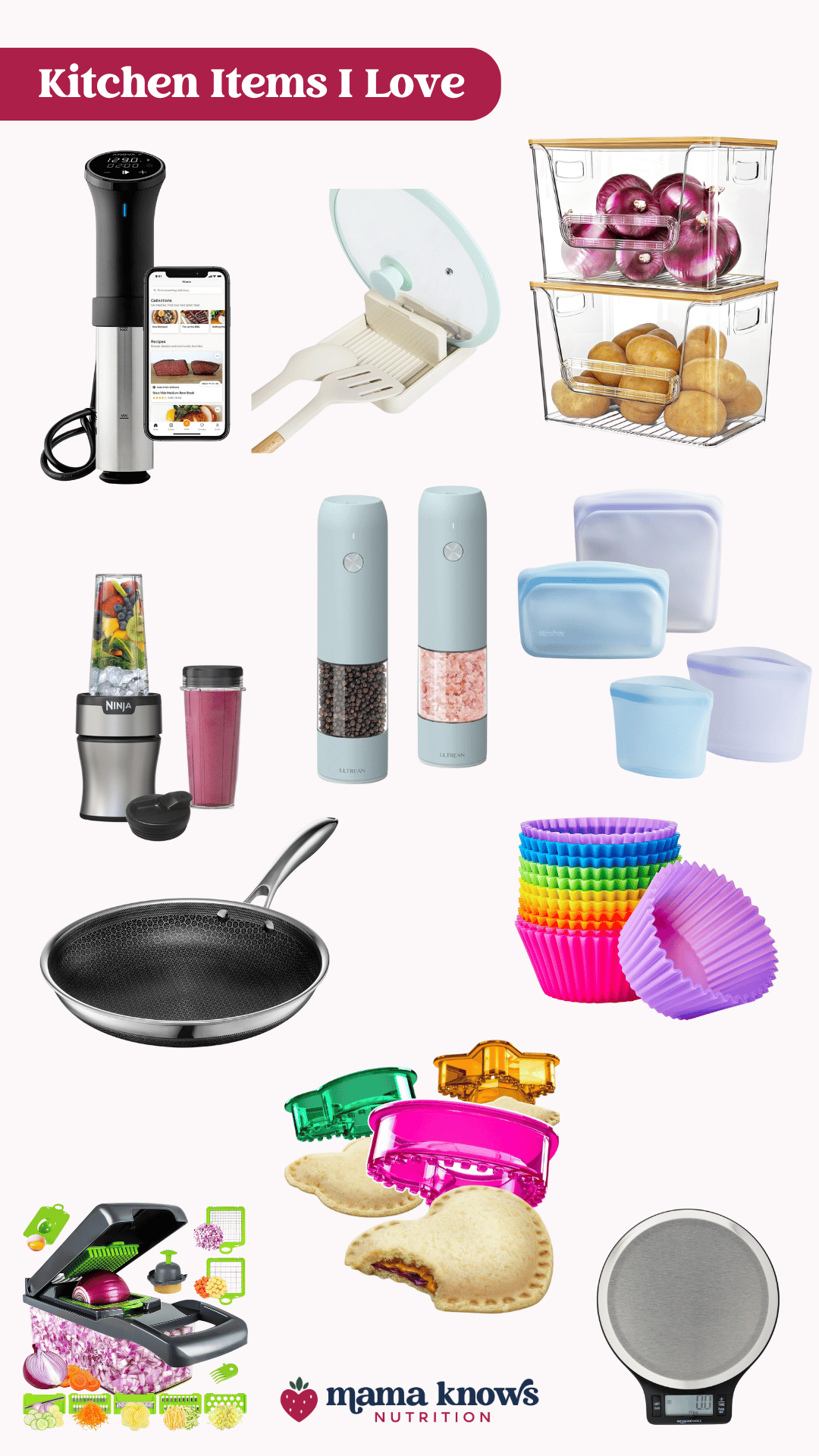 Collage of Kitchen Favorites from Amazon