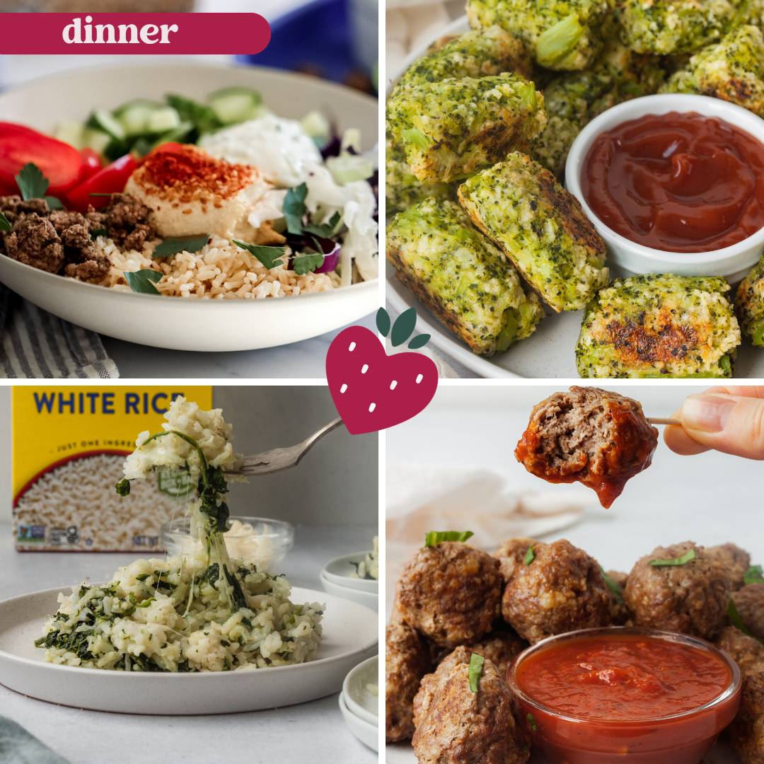 Collage of Mama Knows Nutrition Dinner Recipes