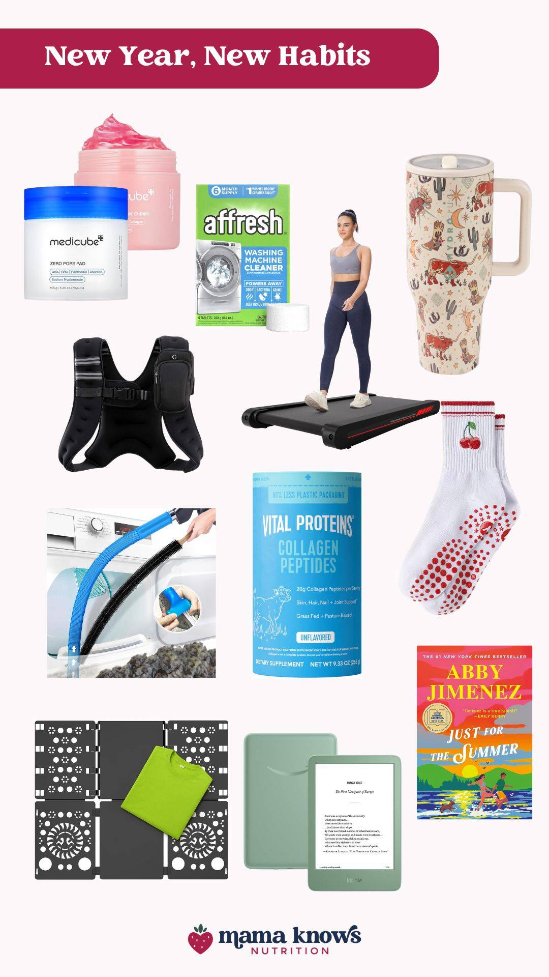 New Year New Habits Amazon Collage