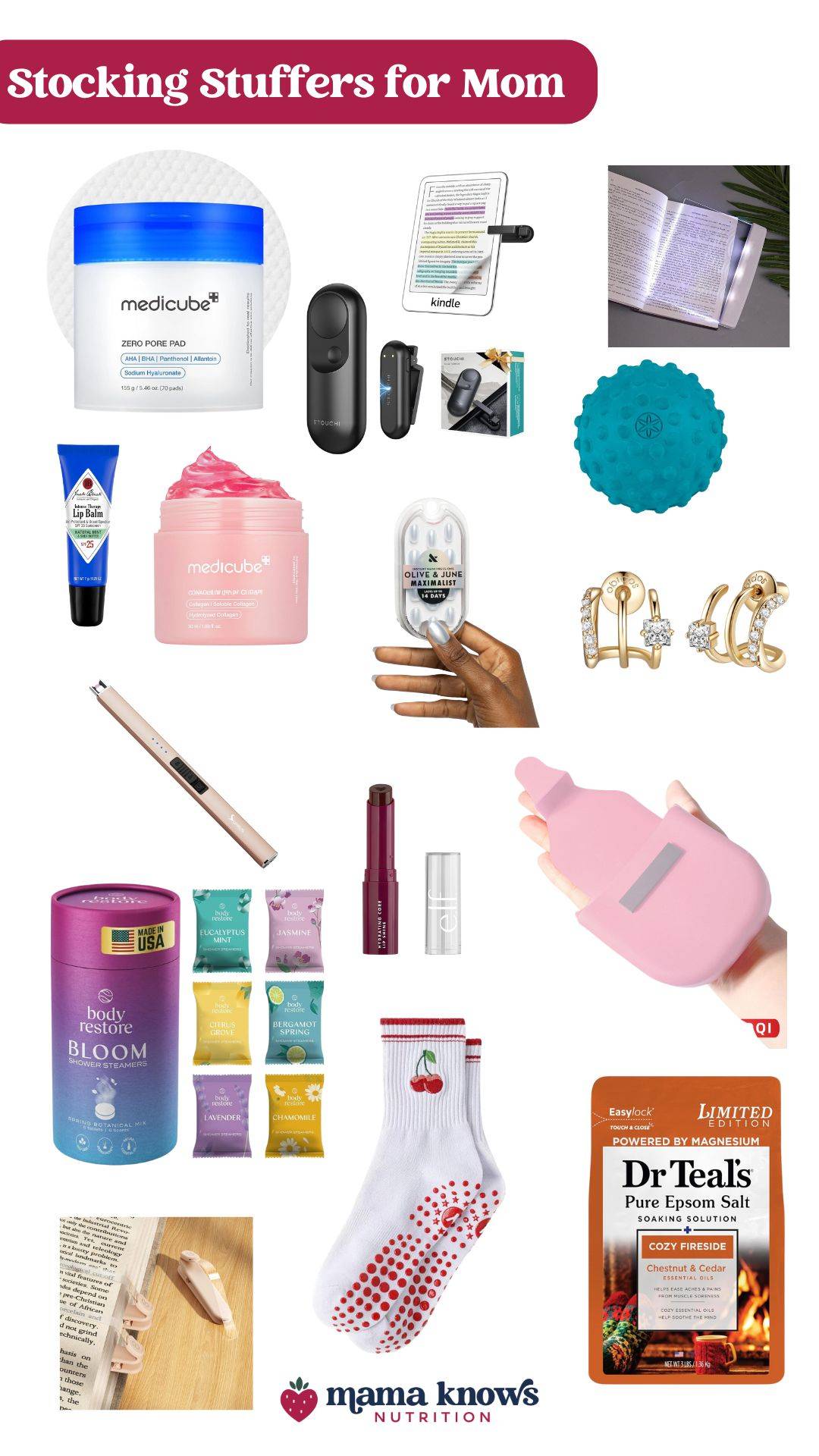 Stocking Stuffers for Mom Collage