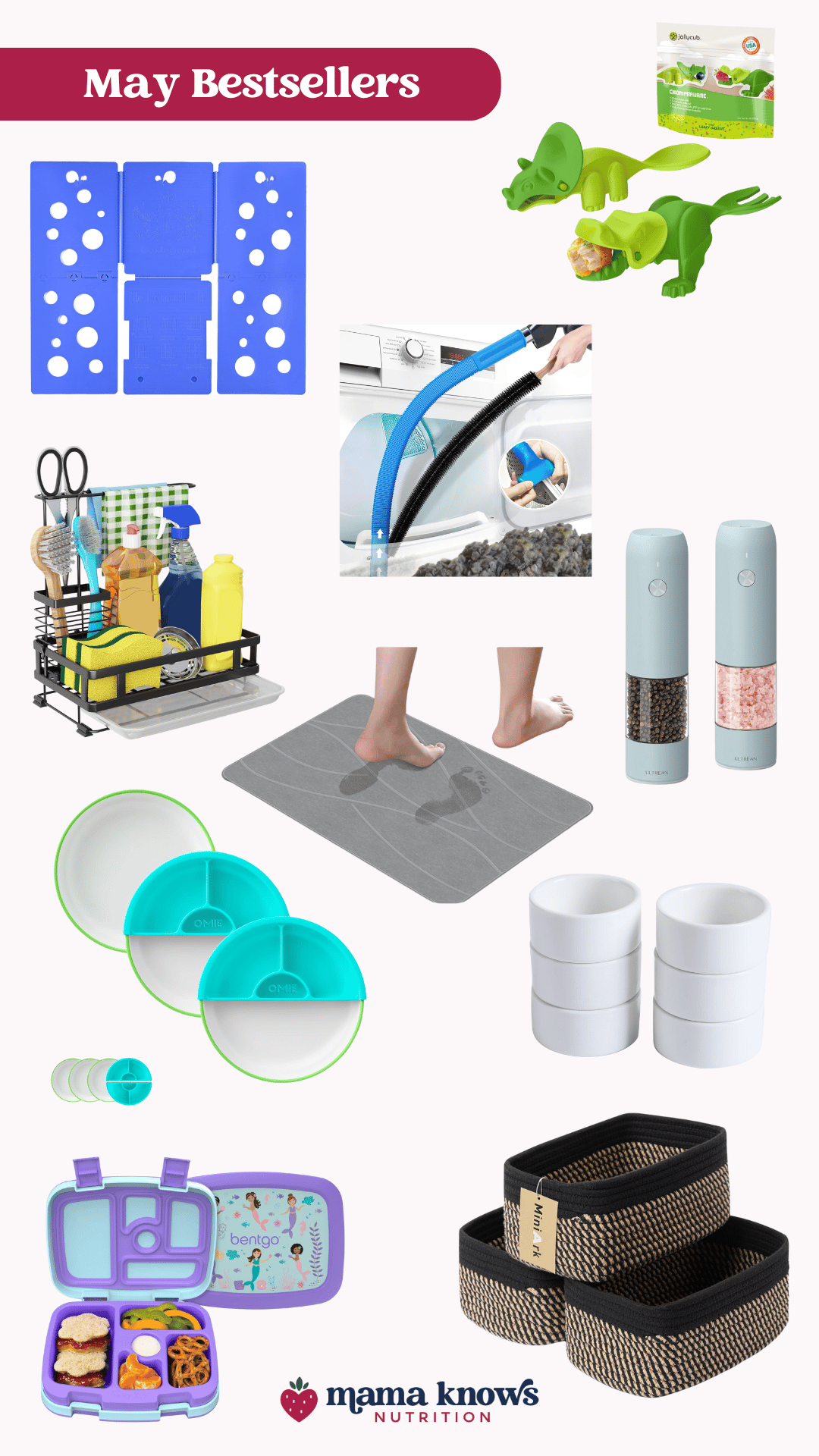 Collage of May Amazon Bestseller Items