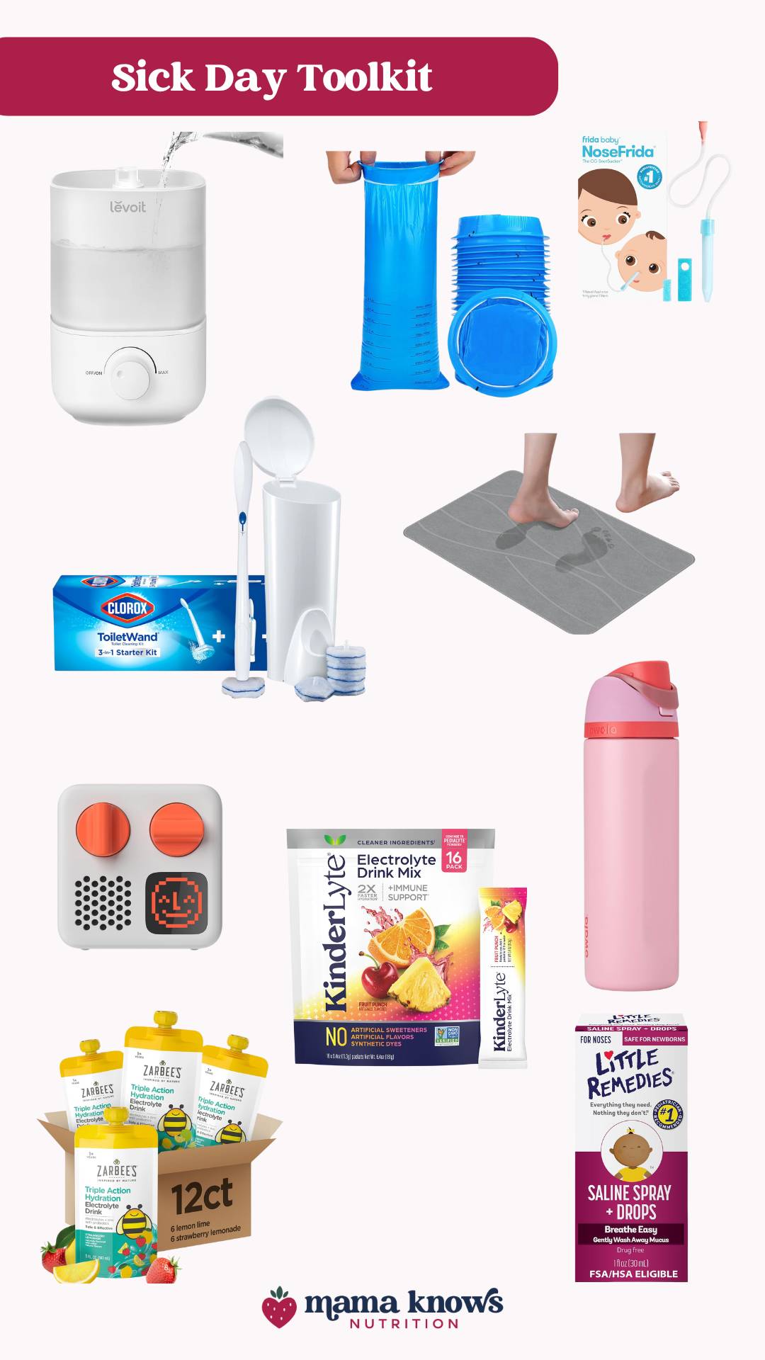 Sick Day Home and Kid Essentials