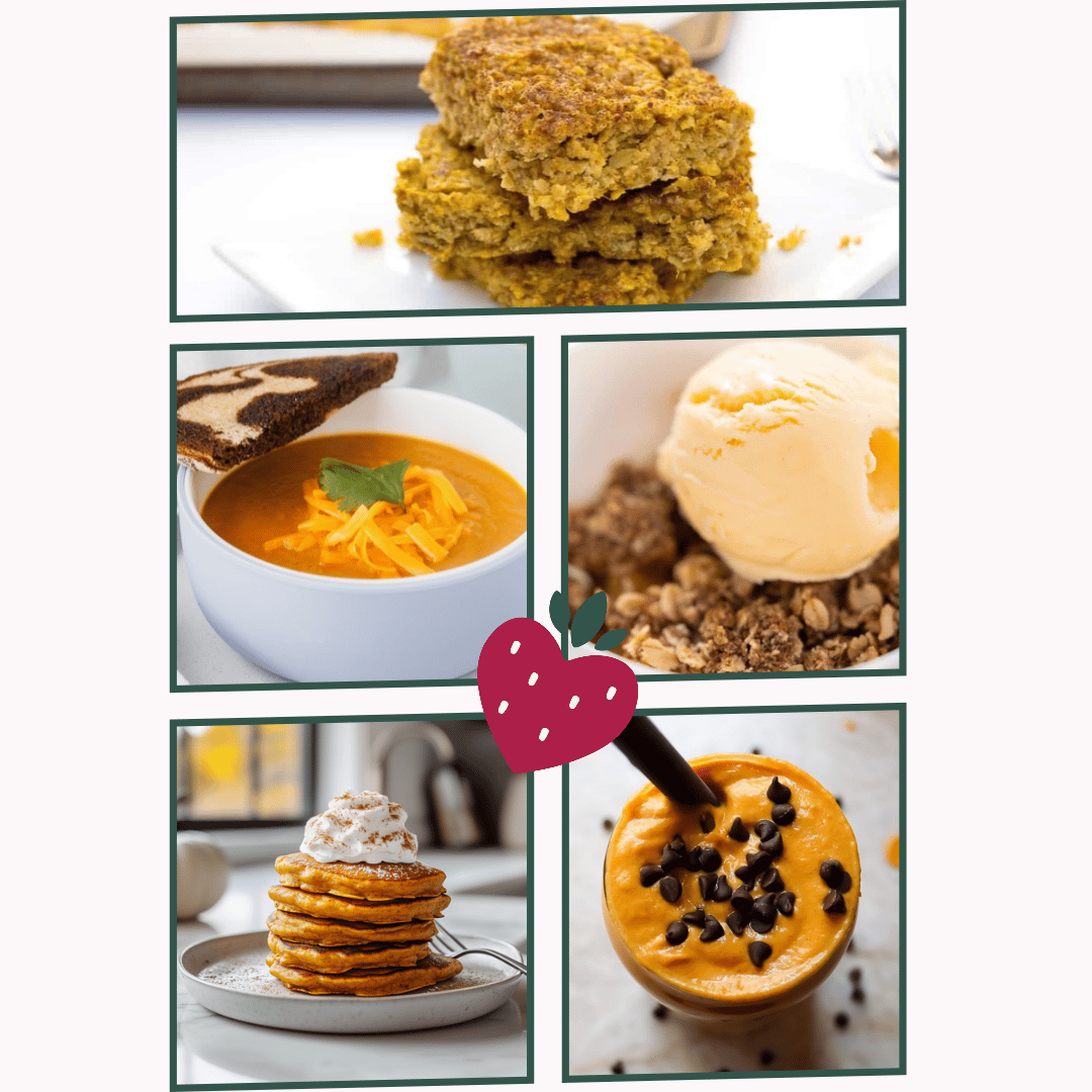 Collage of Fall-Themed Recipes