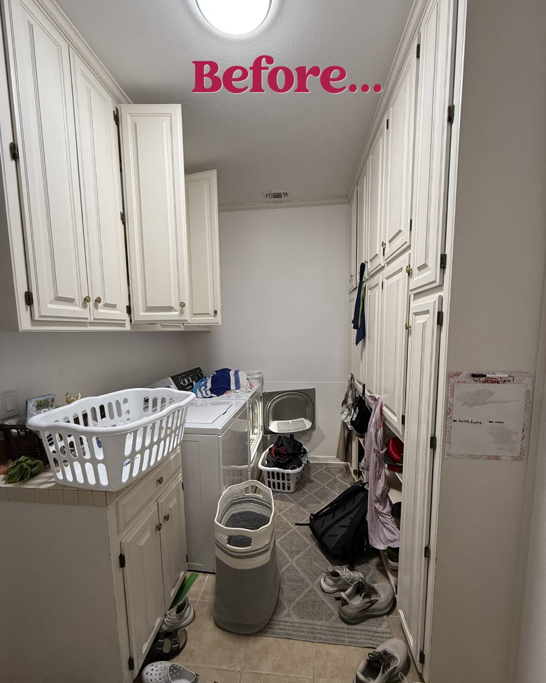 Before Renovation Launry Room Photo